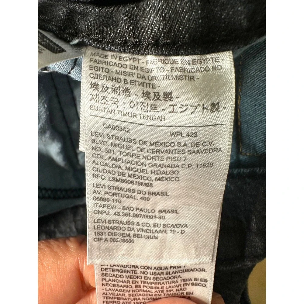 Levis 541 Athletic Taper Jeans Mens W31 L30 Charcoal Black Gray Faded Denim